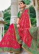 Rani Thread Satin Classic Designer Saree