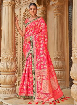 Rani Woven Banarasi Silk Saree