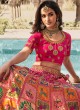 Stunning Rani Woven Banarasi Silk Lehenga Choli