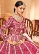 Rani Embroidery Anarkali Wedding Salwar Kameez