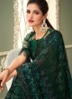 Ravishing Georgette Green Trendy Saree