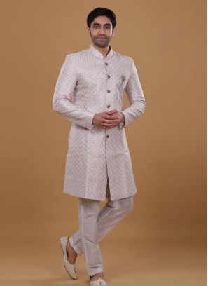 Readymade Art Silk Indowestern For Wedding