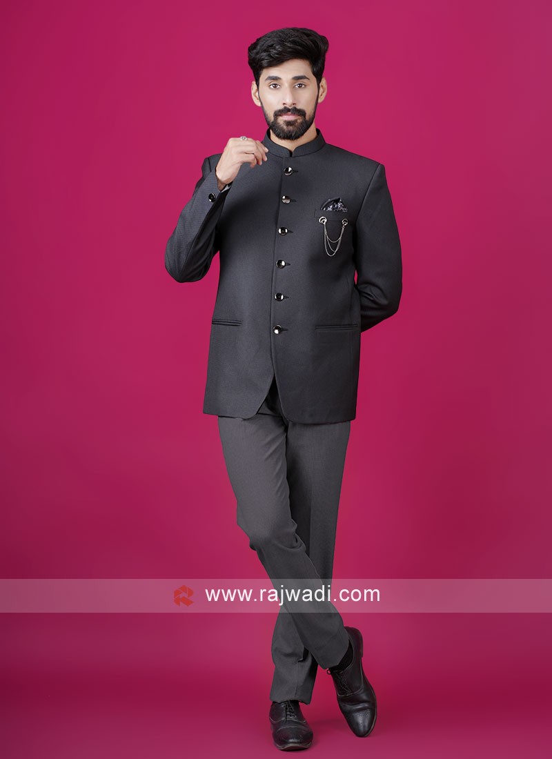 Black Designer Bandhgala Jodhpuri Suit, Bandhgala suit, Jodhpuri suits for  men, Wedding bandhgala, Stylish jodhpuri suit, Designer jodhpri suit -  Rajanyas Ecommerce Private Limited, Yamuna Nagar | ID: 27546318597