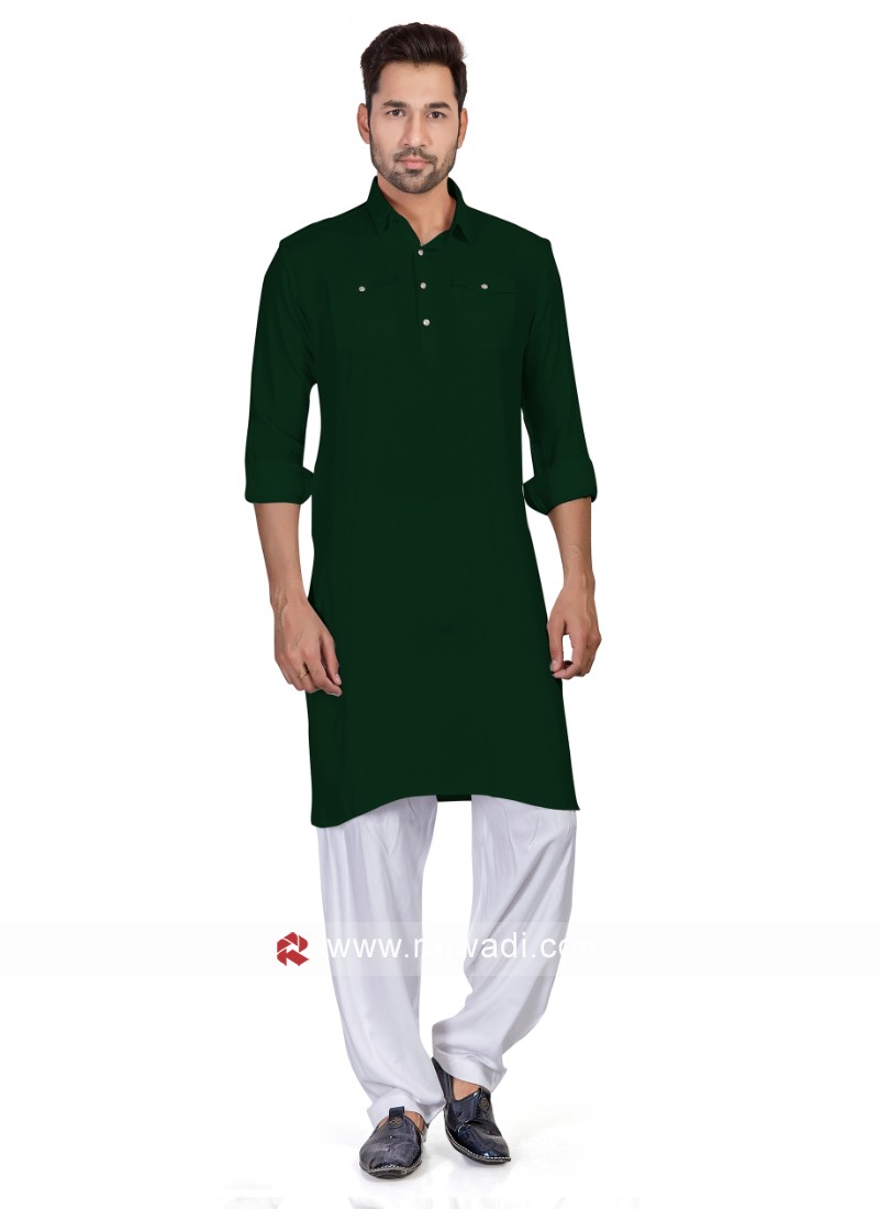 Cotton pathani suit hot sale