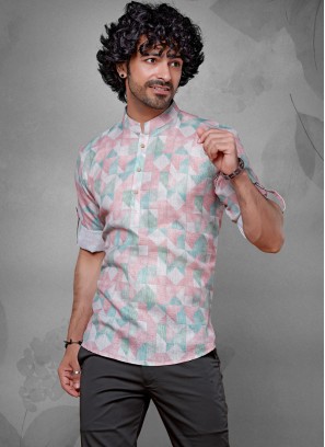 Readymade Multi Color Kurta For Men