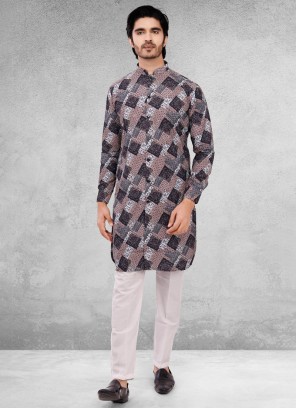 Readymade Multi Color Printed Kurta Pajama