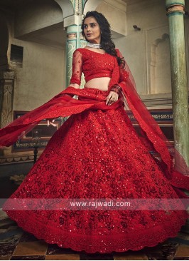 Red Lehenga Choli For Wedding