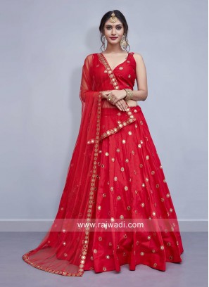 Red Wedding Lehenga Choli