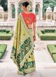 Resplendent Green Contemporary Saree