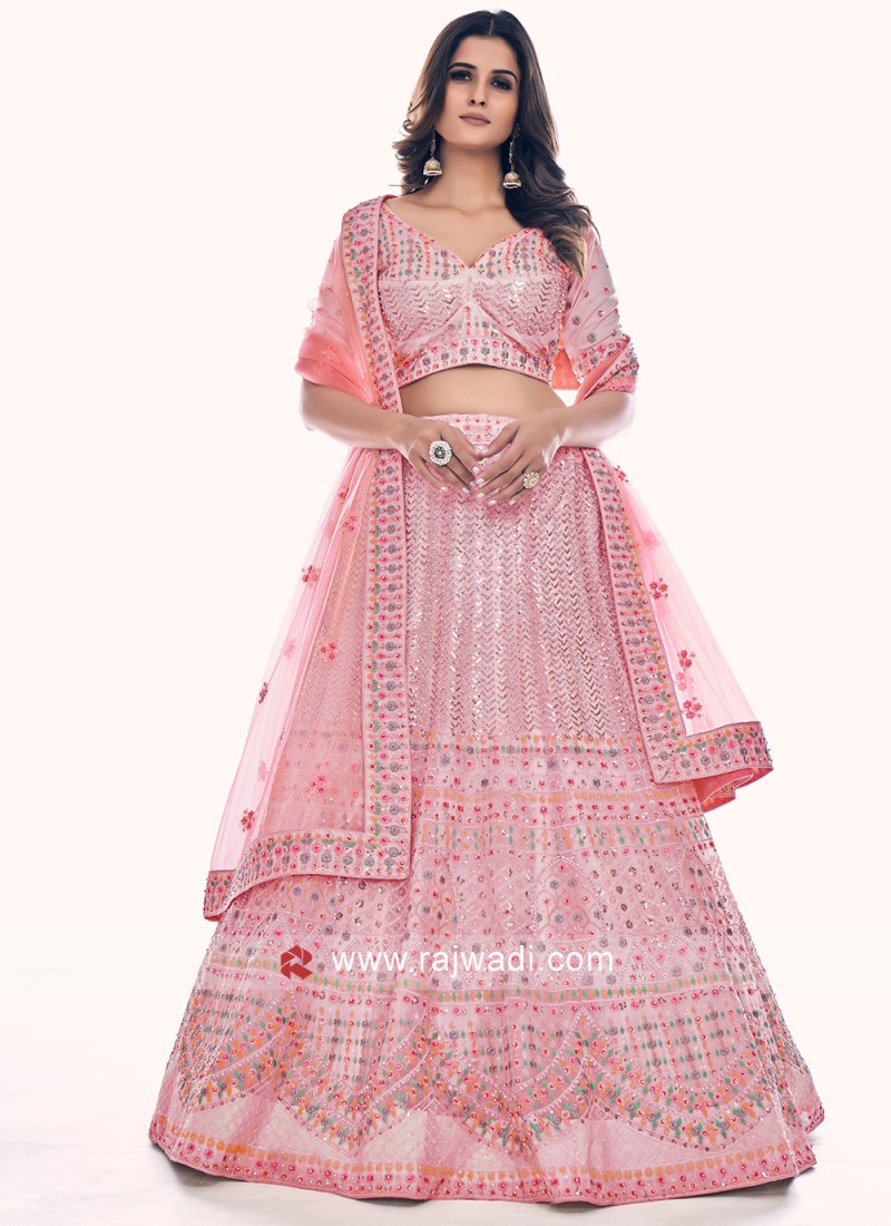 Lehenga Style Saree Online | Buy Silver Grey Ready To Wear Lehenga Saree