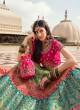 Royal Floral Patterns Banarasi Silk Lehenga Choli
