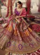 Multi Color Weaving Embroidered Banarasi Silk Lehenga Choli
