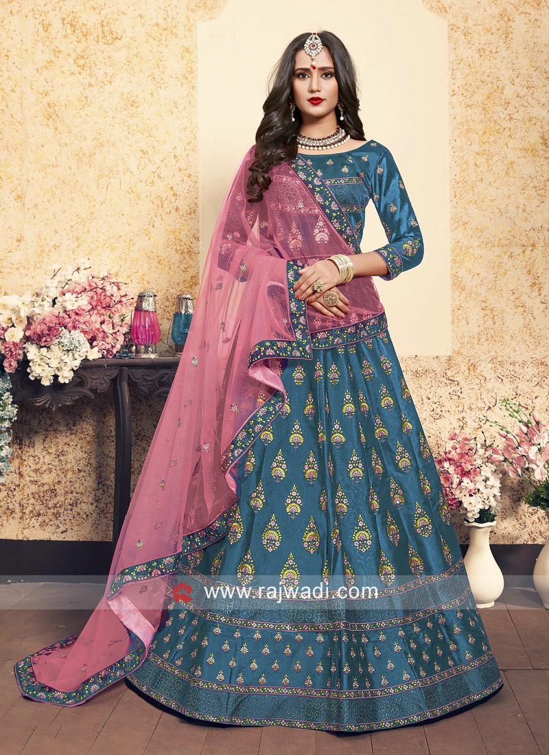 Stylish Sky blue Color Designer Lehenga Choli Buy Now – Joshindia