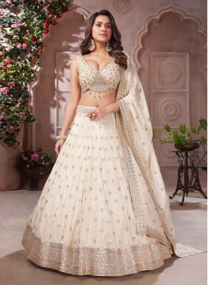 Satin Silk Wedding Wear Lehenga Choli With Dupatta