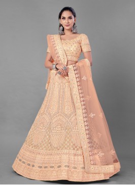 Scintillating Net Sangeet Lehenga Choli