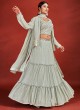 Georgette Party Wear Lehenga Choli with Jacket