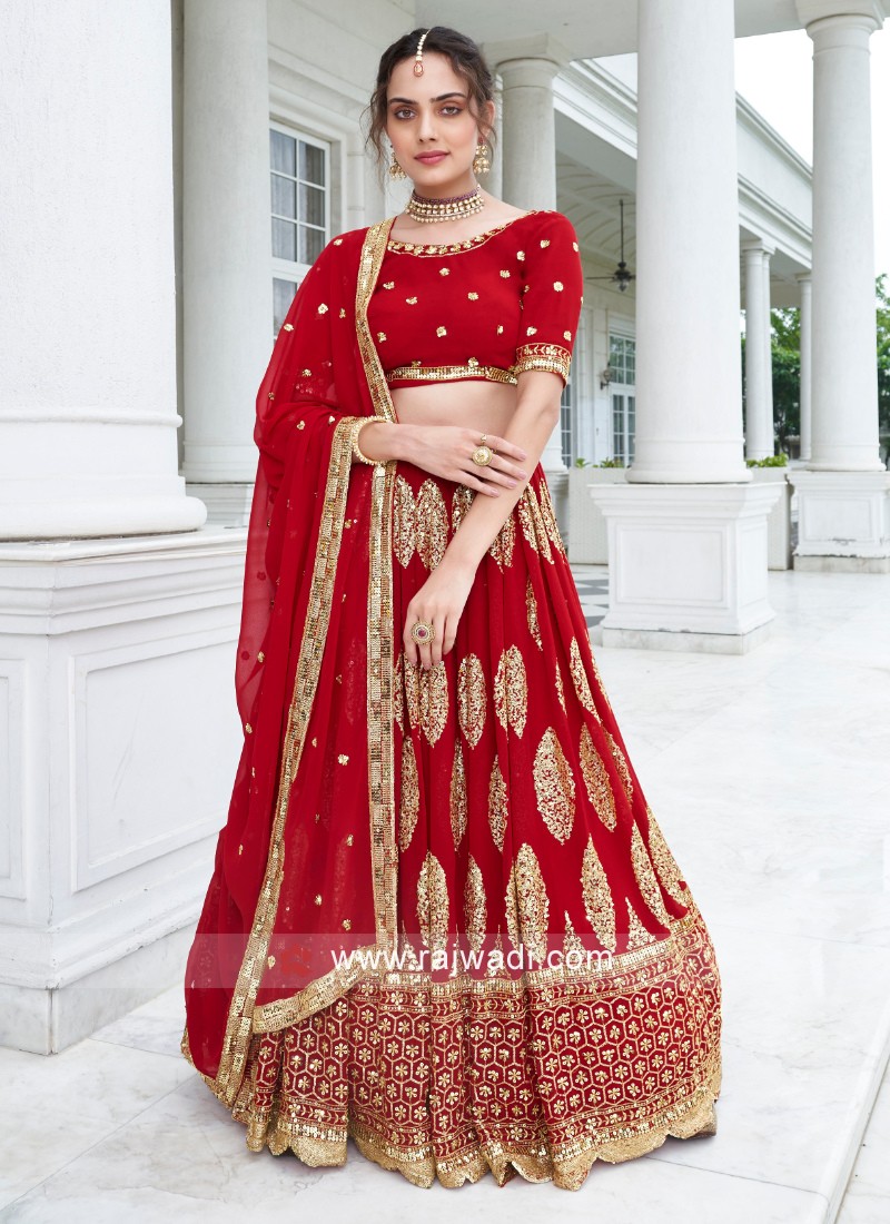 iDress-Designer Bridal wear MAROON colored lehenga Choli-4 –  iDressboutique.in