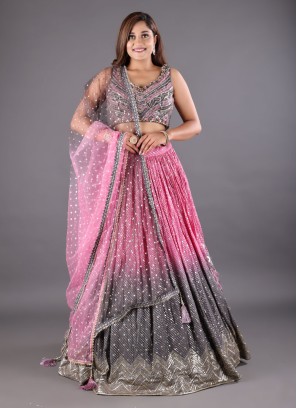 Shaded Lehenga Choli For Marriage