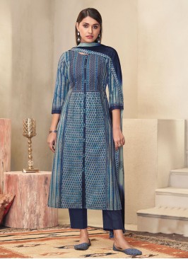 Rust Cotton Churidar Suit 144225