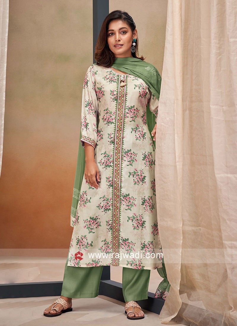 Buy GIFTSNFRIENDS Unstitched Crepe Salwar Suit Material Printed Online at  Best Prices in India - JioMart.