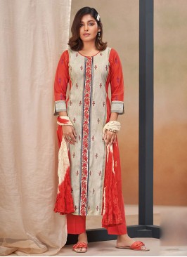 Shagufta Cotton Pant Style Salwar Kameez