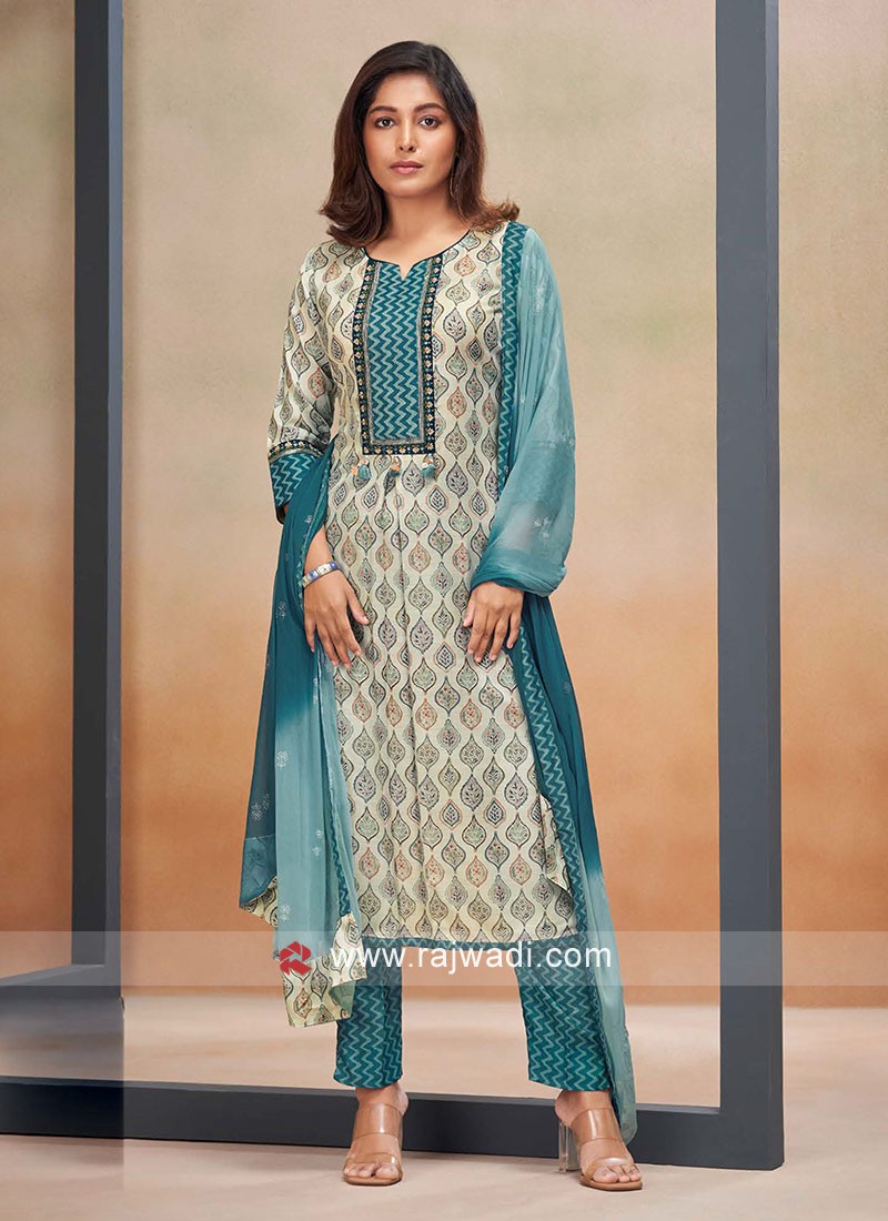 Green #COtton #Pant #Style #Salwar Suit #straightcutsalwarkameez  #sraightcutsuit #Straight #Cut #Suit #dress #sale … | Fashion pants,  Festival pants, Salwar kameez