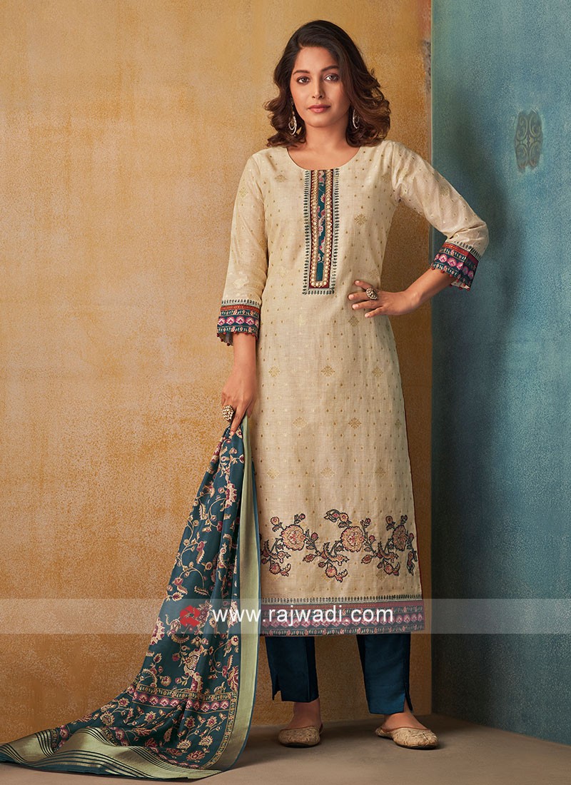 Pink Cotton Silk Unstitched Designer Salwar Suit at Rs 1550 | Unstitched Salwar  Suit in New Delhi | ID: 10693243748