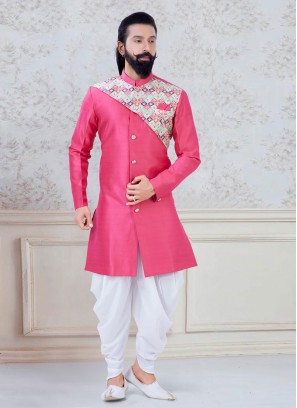 Silk Designer Indowestern For Men