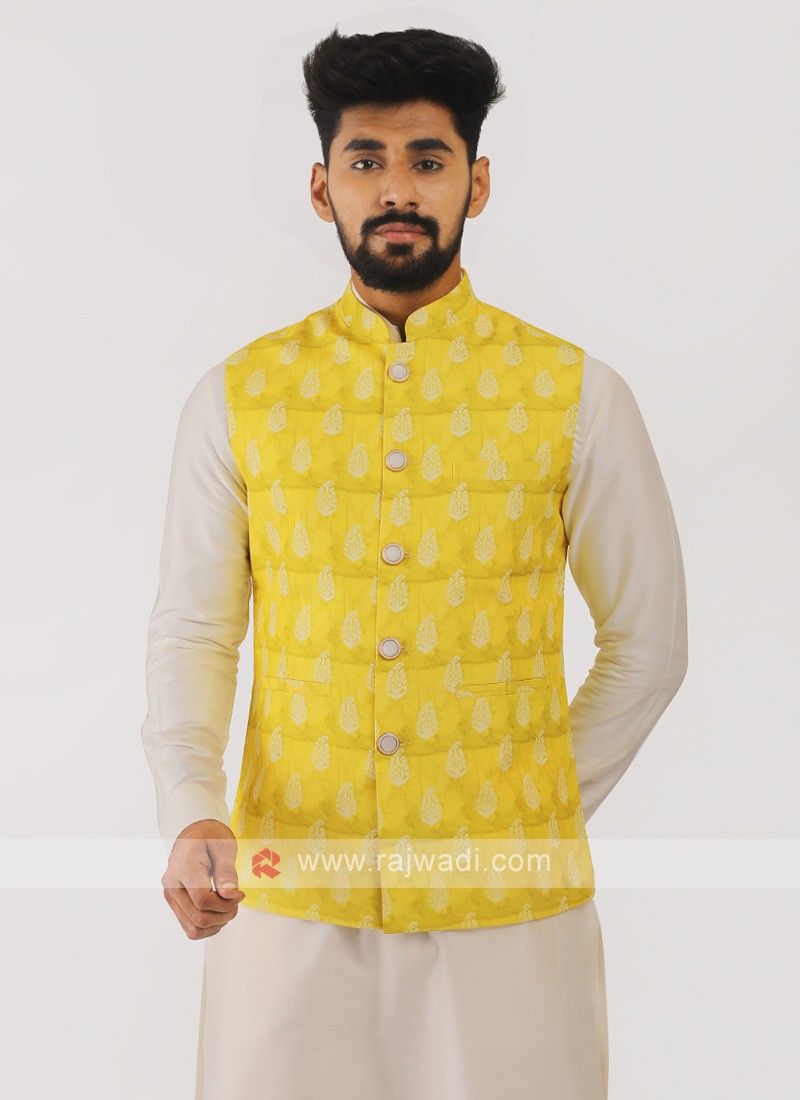 Yellow discount modi jacket