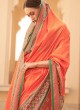 Silk Orange Traditional Saree