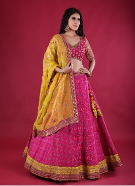 Silk Patola Print Lehenga Choli For Womens