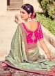 Silk Woven Designer Saree in Green