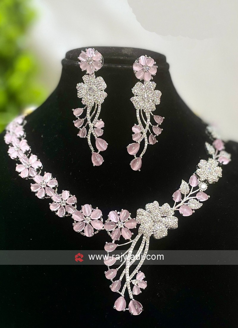 Silver Lined Milky Hot Pink Seed Bead Necklace, Thin 1.5mm Single Stra –  Kathy Bankston