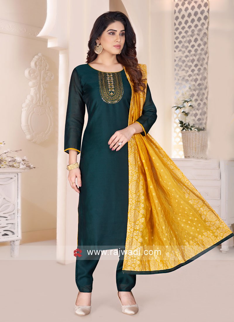 Buy Green Salwar Kameez Online