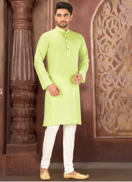 Simple Light Green Kurta Pajama