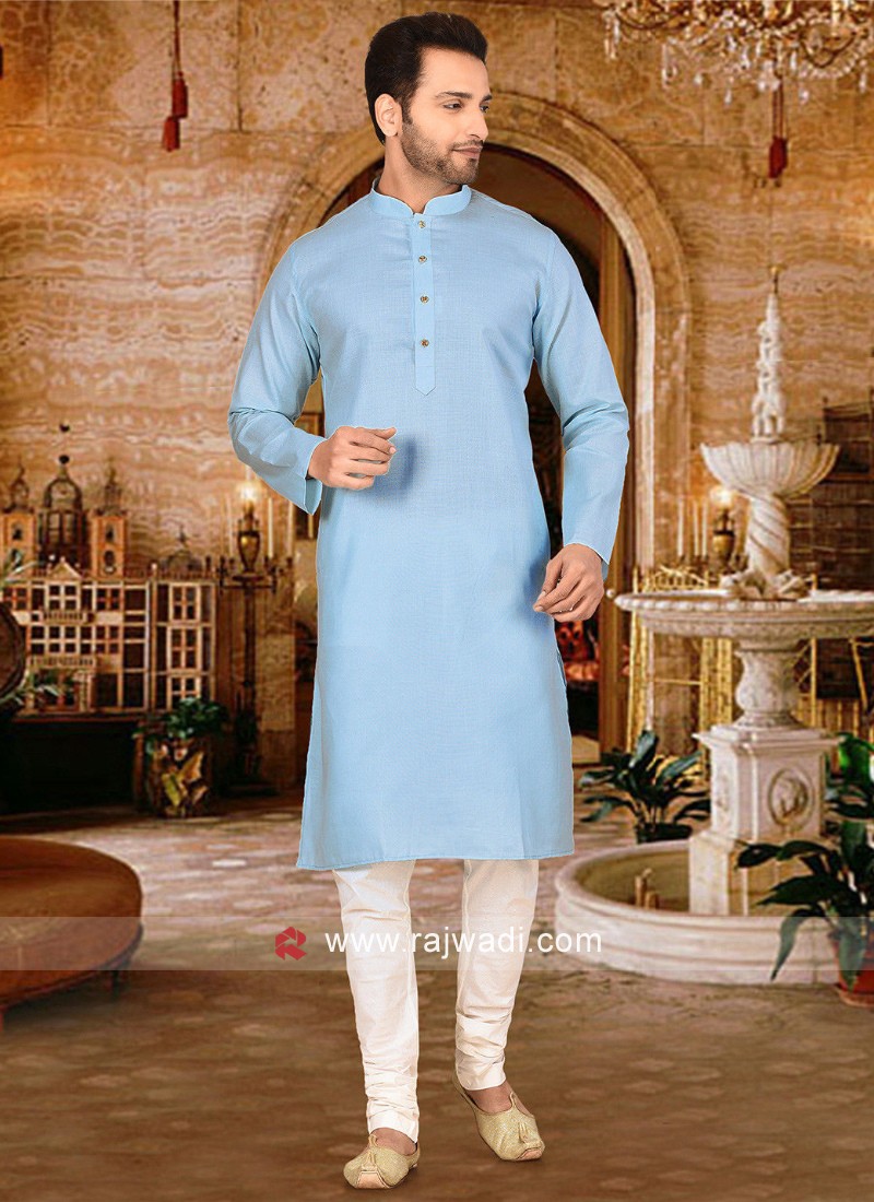 Sky blue discount color kurta pajama