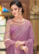 Sparkling Embroidered Contemporary Saree