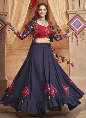 50 Lehenga with Jacket | Cape lehenga - Fusion Ethnic Wear