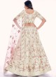 Sparkling Off White Dori Work Soft Net Lehenga Choli