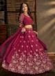 Spectacular Dark Pink Georgette Lehenga Choli