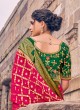 Rani and Green Classic Georgette Saree