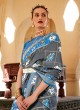 Staring Grey Ceremonial Classic Saree