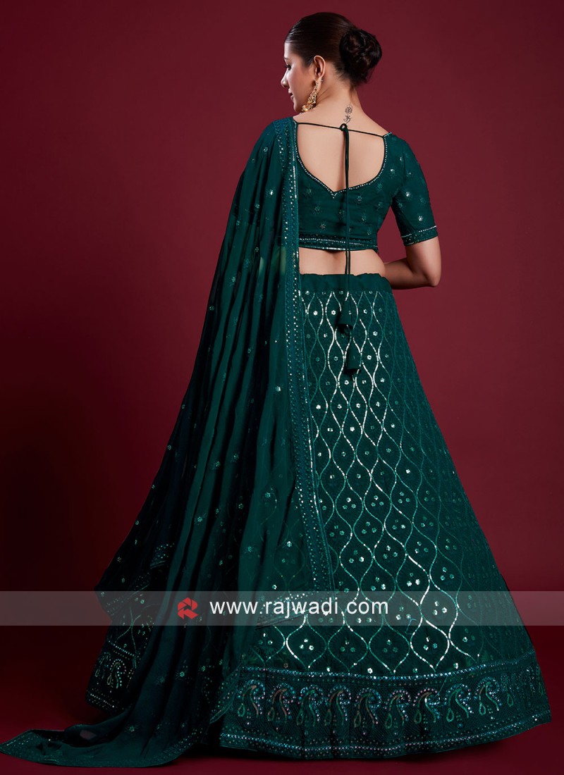 Buy Ready to Wear Green Designer Lehenga Choli Dupatta for Women & Girls  Indian Lehengas Bridesmaids Bollywood Bridal Wedding Dresses Outfits Online  in India - Etsy