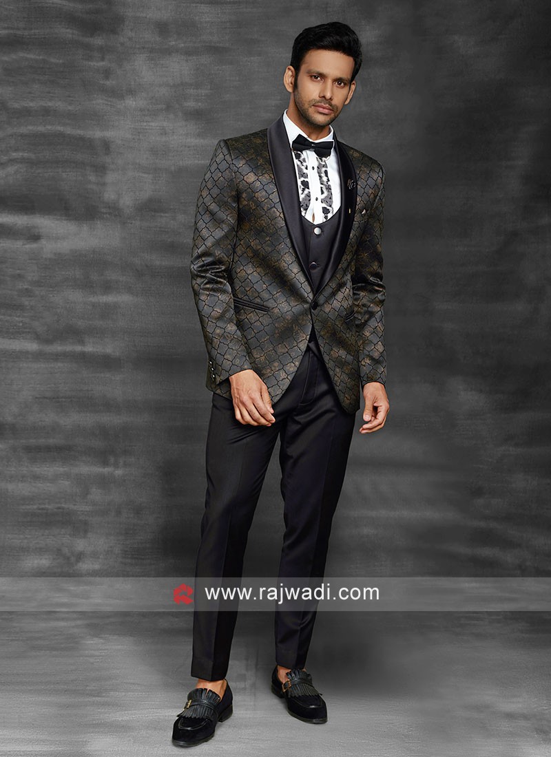 Black colour cheap coat suit