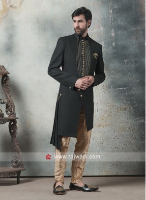 Stylish Black Indo Western