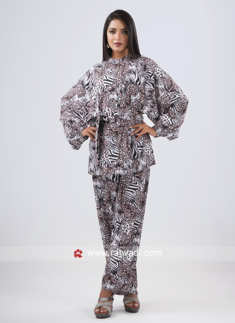 Printed discount coat suit