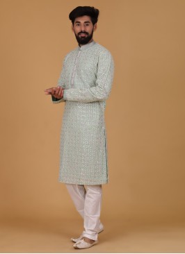 Stylish Embroidered Kurta Pajama For Men