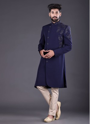 Stylish Imported Silk Indowestern For Mens