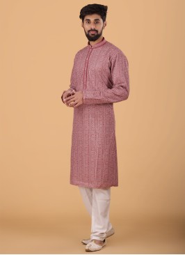 Stylish Printed Art Silk Kurta Pajama