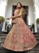 Gorgeous Wedding Wear Velvet A Line Lehenga Choli